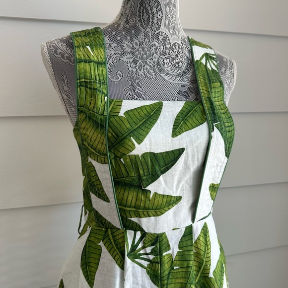 Farm Rio Palm Fan Jumpsuit size XS Missing Belt - Picture 10 of 16